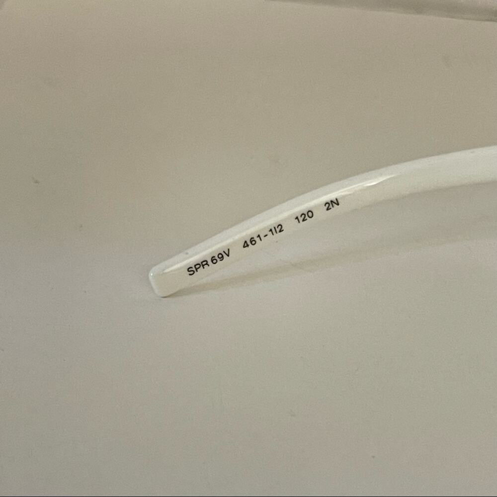 Prada Sunglasses SPR 69V Sporty White Shield Wrap - Picture 5 of 6